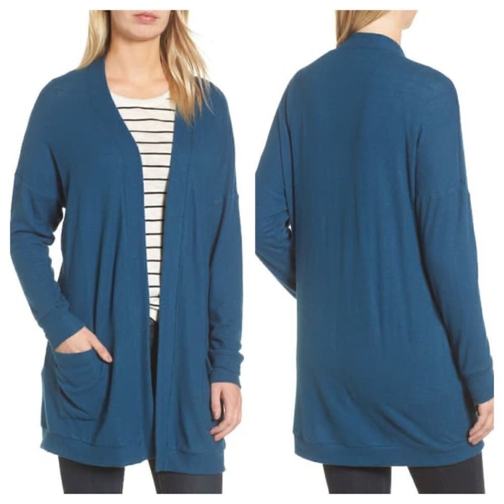 Gibson Rib Knit Cardigan Size XXSmall Petite